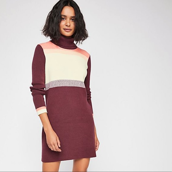 Free People Dresses & Skirts - Free People Winter Break Sweater Dress NWOT